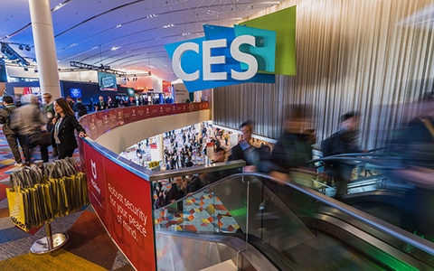 photo of people attending CES 2020